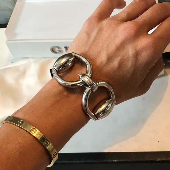 Rare Gucci Sterling Silver Horsebit Bracelet - Picture 8 of 8